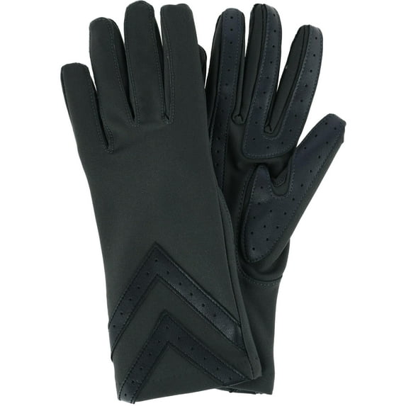 Isotoner Spandex Chevron Winter Driving Gloves (Women's)