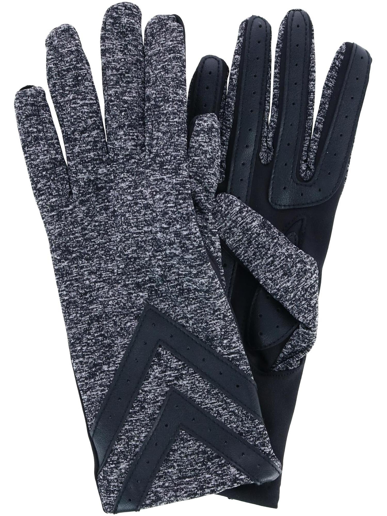Isotoner Spandex Chevron Winter Driving Gloves (Women)