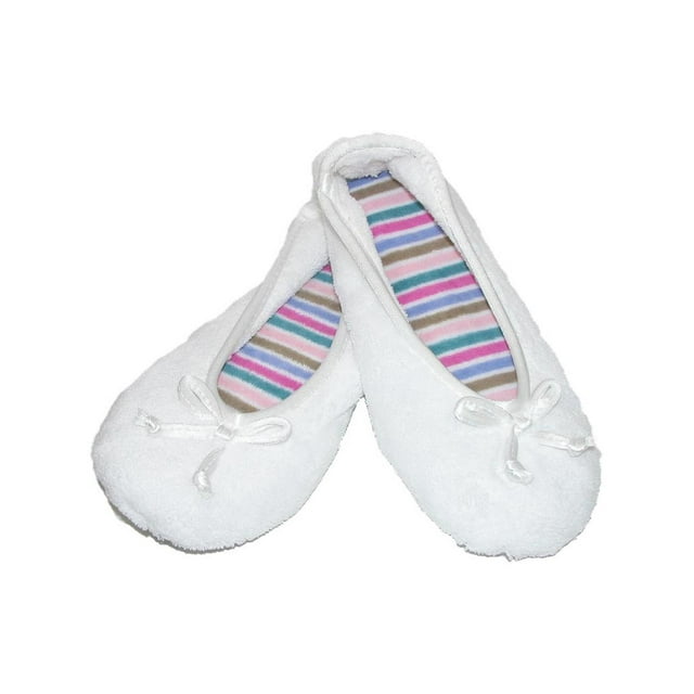 Isotoner Terry Classic Ballerina Slippers (Women)
