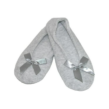 isotoner terry embroidered scalloped clog