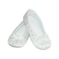 thumbnail image 1 of Isotoner  Terry Lined Rose Quilted Ballerina Slippers (Women), 1 of 3