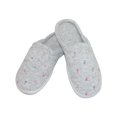 thumbnail image 1 of Isotoner  Terry Scalloped Embroidered Clog Slippers (Women), 1 of 3