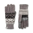 thumbnail image 1 of Isotoner Women’s Chenille Snowflake Gloves (Chrome, OS) - 30423, 1 of 1