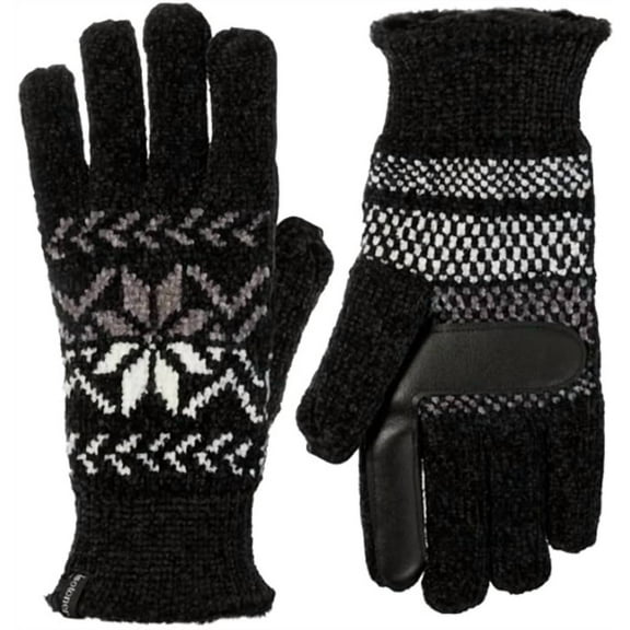 Isotoner Women's Chenille Snowflakes Gloves