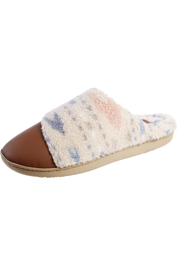 Women's Clog Slipper: Indoor/Outdoor, Non-Slip, Memory Foam, Vegan Leather, Machine Washable