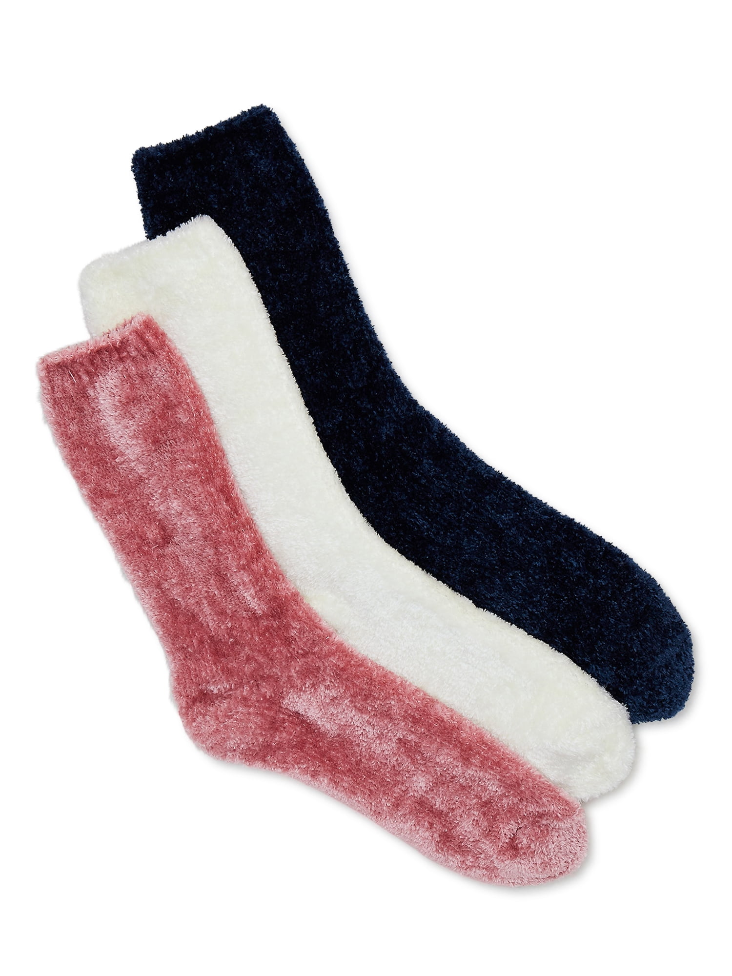 Isotoner Women's Cozy Crew Socks, 3Pack, One Size