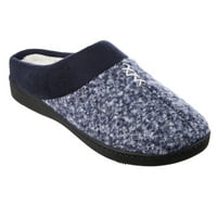Deals on Isotoner Womens Jessie Heather Knit Hoodback Slippers