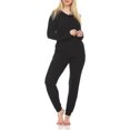thumbnail image 1 of Isotoner Women’s Long Sleeve Top and Jogger Pant Lounge Set, 1 of 3