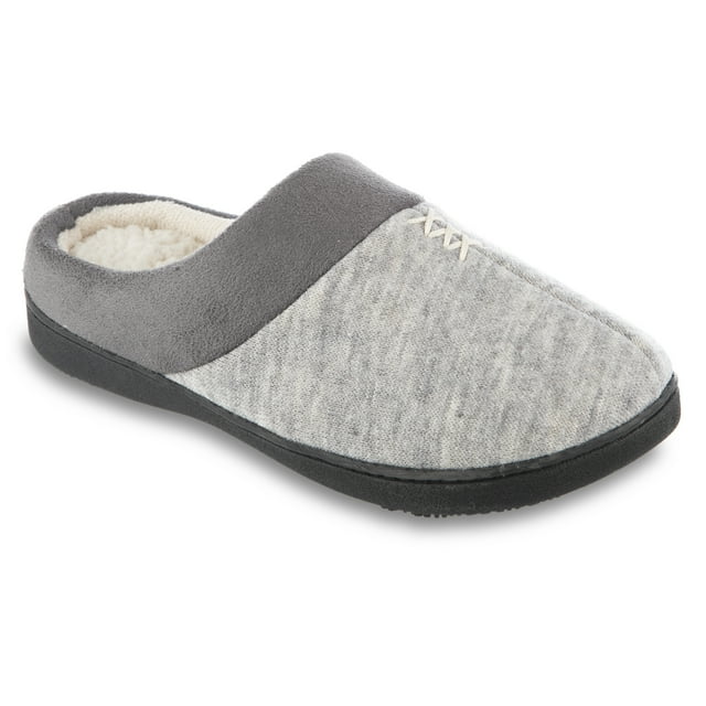 Isotoner Women's Memory Foam Heather Knit Marisol Hoodback ECO Comfort