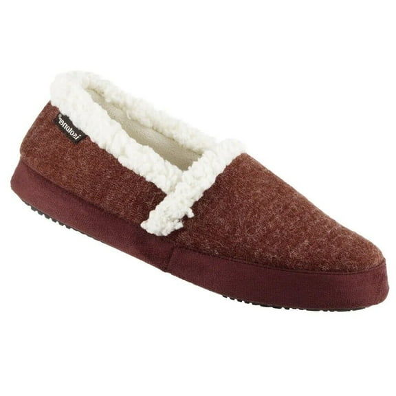 Isotoner Women’s Microsuede Marisol Closed Back Slippers - 7534 (Chili, S)
