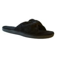 thumbnail image 1 of Isotoner Women's Microterry Bow Open Toe Slide Slipper, 1 of 4