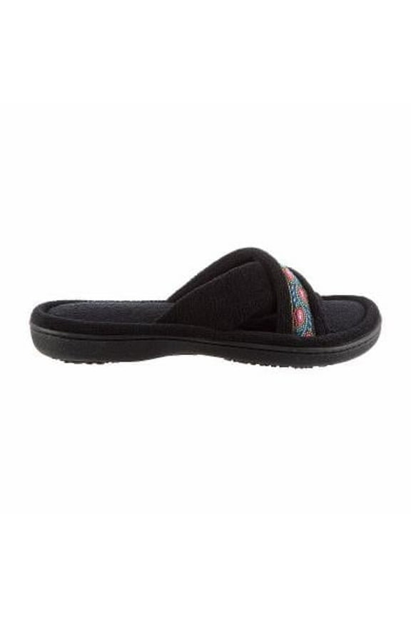 Women's Microterry Greta Slide Black XL 9.5-10