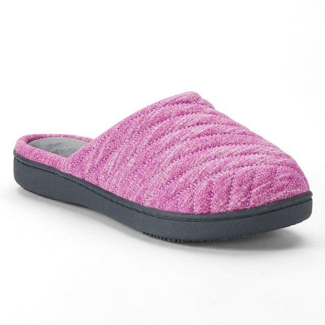 Isotoner Women's Space Knit Andrea Clog Slipper