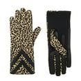 thumbnail image 1 of Isotoner Women’s smartDRI Chevron Spandex Stretch Touchscreen Gloves - 30003, 1 of 2