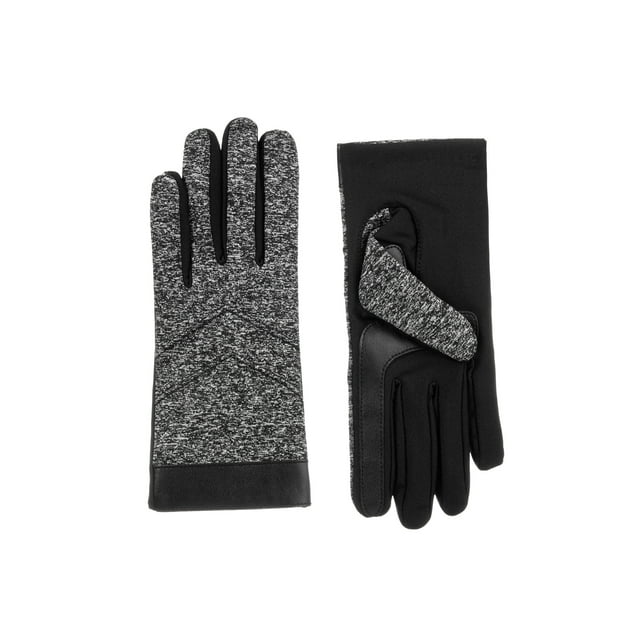Isotoner Women's smartDRI smarTouch Spandex Glove with Faux Leather