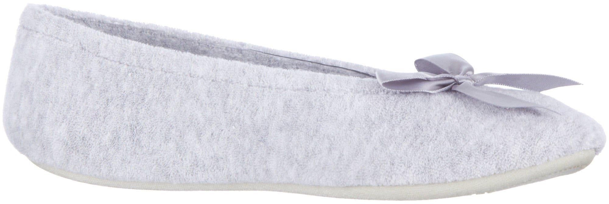 Isotoner Womens Terry Ballerina Slippers