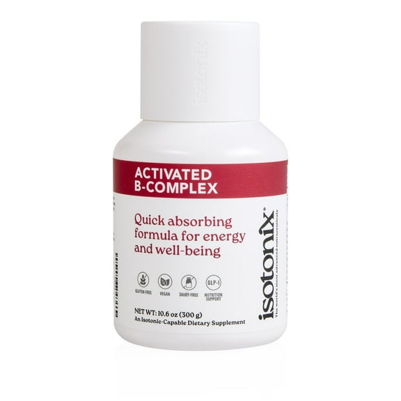 Isotonix Activated B Complex, Increases Energy, Promotes Cardiovascular Health, Helps Decrease Stress, Improves Mood, Market America (90 Servings)