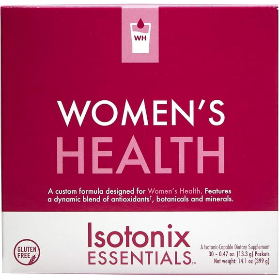 Isotonix Essentials Women's Health - Multivitamin with Collagen, Vitamin C, Probiotics, Hair, Skin, and Nails Support, Boosts Immune Health & Vitality, 30 Packets