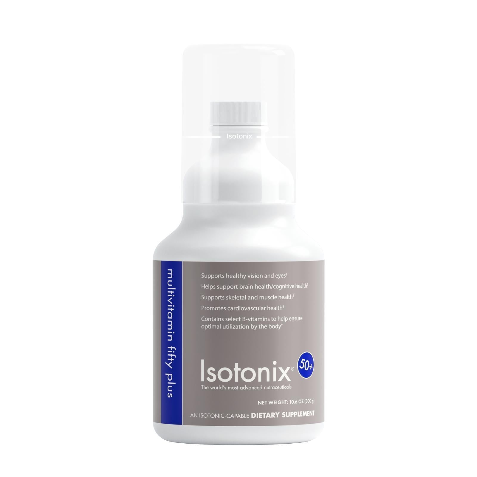 Isotonix® Multivitamin Fifty Plus – Daily Multivitamin for Adults 50+ with B-Vitamins, Antioxidants, and Essential Nutrients for Bone, Heart, and Cognitive Health