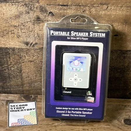 Isound 2 Go Portable Speaker System For Slice Mp3 Player