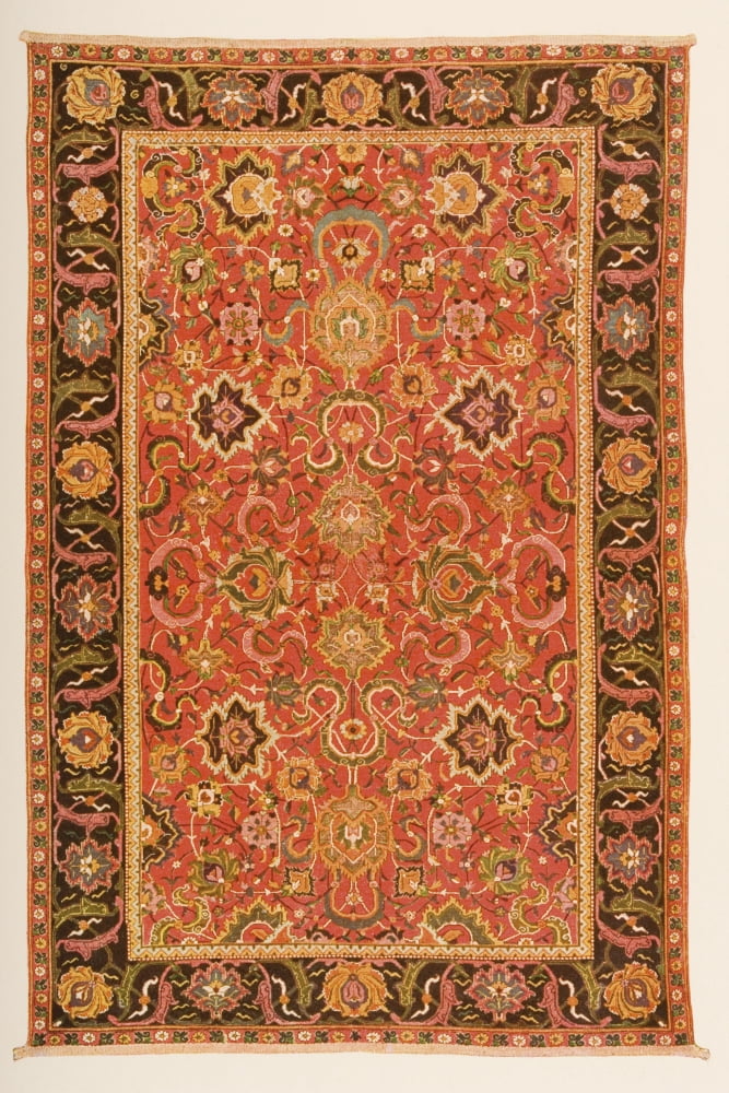 Ispahan Rug From The 16Th Century Canvas Art - Ken Welsh Design Pics (11 x 17)