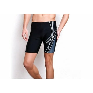 Men's Speedo 805016 Endurance Square Leg Swim Trunk (Speedo Black 36 Waist)  