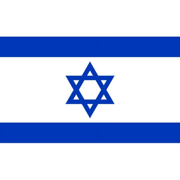 Israel 3'x5' Nylon Flag ROUGH TEX 68D