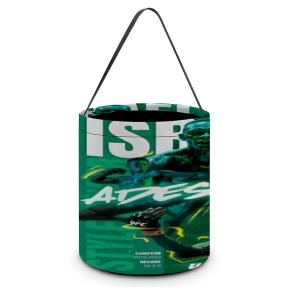 Israel Adesanya portable Candy Bagdurable,stylish patterns,spacious,comfortable handles,versatile.20x21cm7.9x8.3in