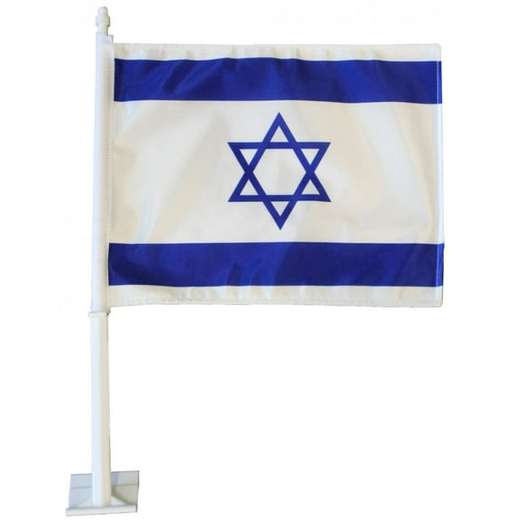Israel Car Flag