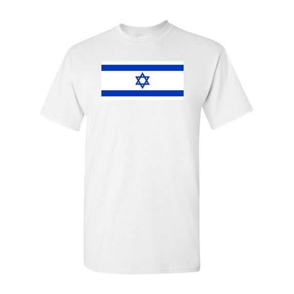 Israel Country Flag Adult DT T-Shirt Tee