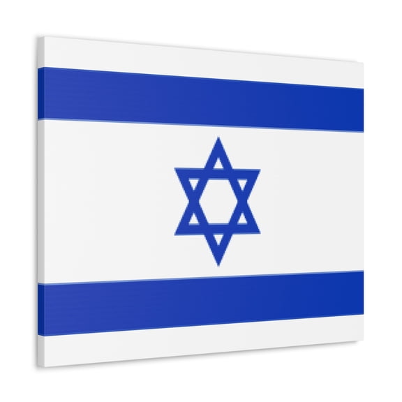 Israel Country Flag Canvas Vibrant Wall Art Unframed Home Decor