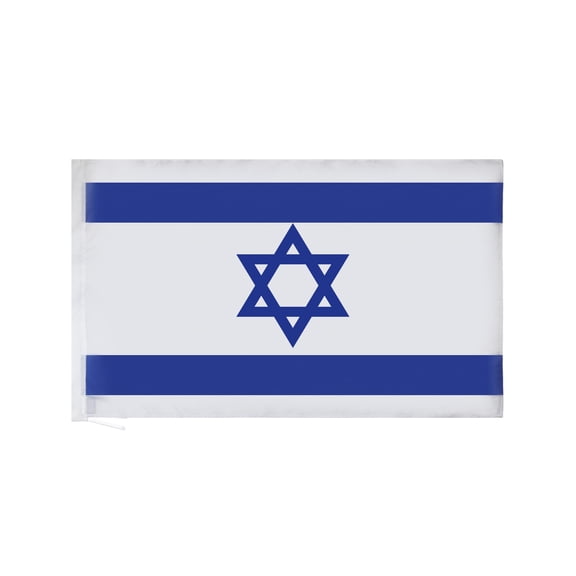 AZ FLAG Israel Flag 2x3 ft Israeli Light Polyester Pole Sleeve 90x60 cm