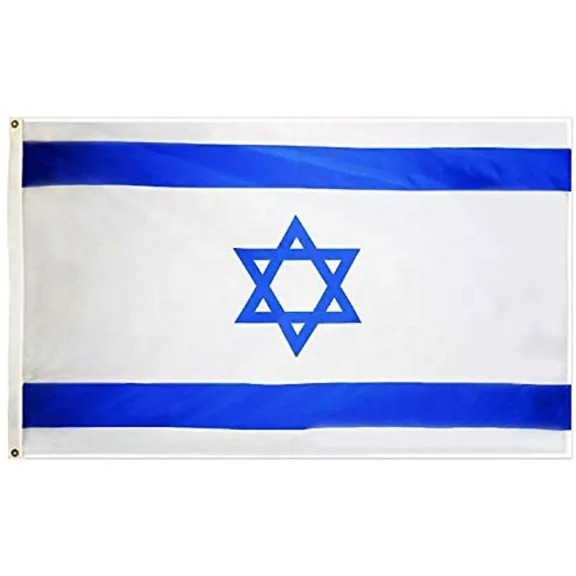 Israel Flag 3X5Ft Jewish Zion Israeli Star David 100D