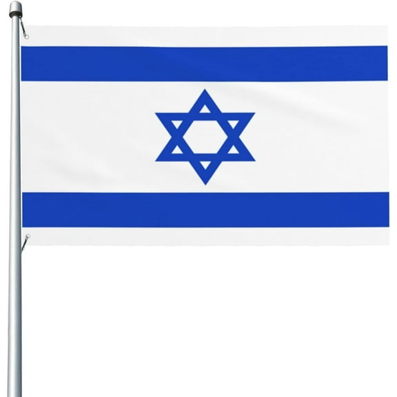 Israel Flag 3x5 Ft Israel Israeli Flag Flag Israeli Flag Banner Tapestry Outdoor I Love Israel Garden Flag House Flag Yard flag With 2 Grommets