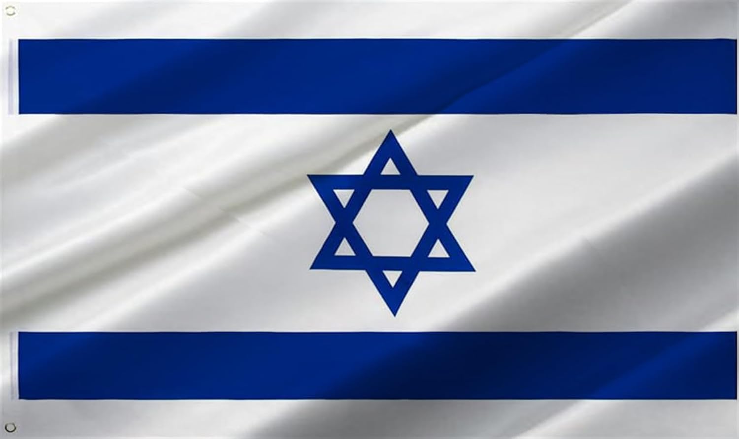 Israel Flag Israeli National Flags with 2 Brass Grommets,Durable Double