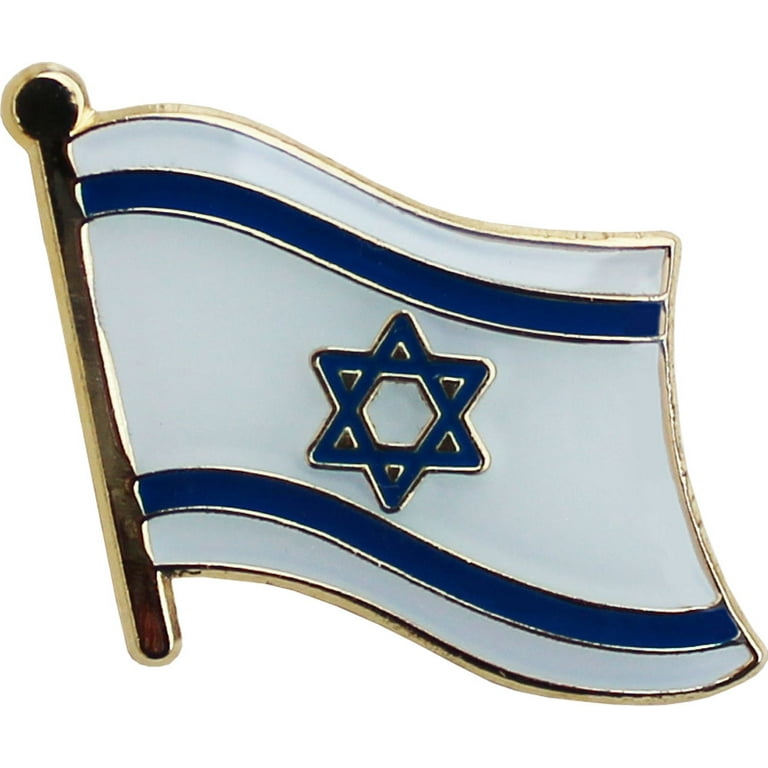 Pin's (épinglette) Drapeau Israël - 2 x 2 cm 