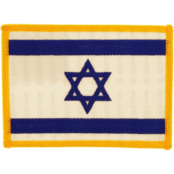 Israel Flag Patch 2 1/2" x 3 1/2"