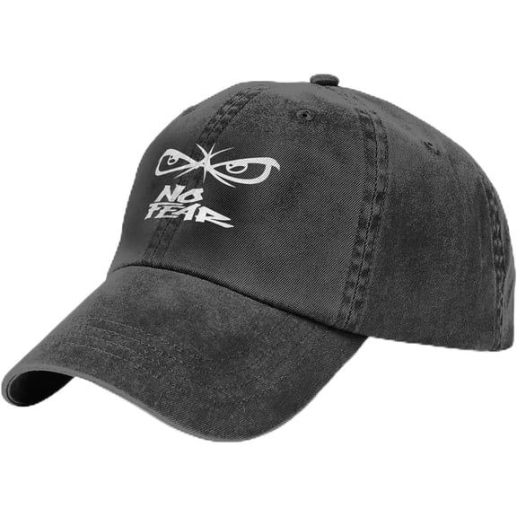 Israel Hat Have No Fears Trucker Hat for Men Women Adjustable Washed Distressed Denim Baseball Cap Black