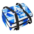 thumbnail image 1 of Israel Insulated Double Layered Lunch Bag with Two Compartments, Large Capacity, Hand Carry, 7.1x11.4x16.1 Inches, 1 of 6