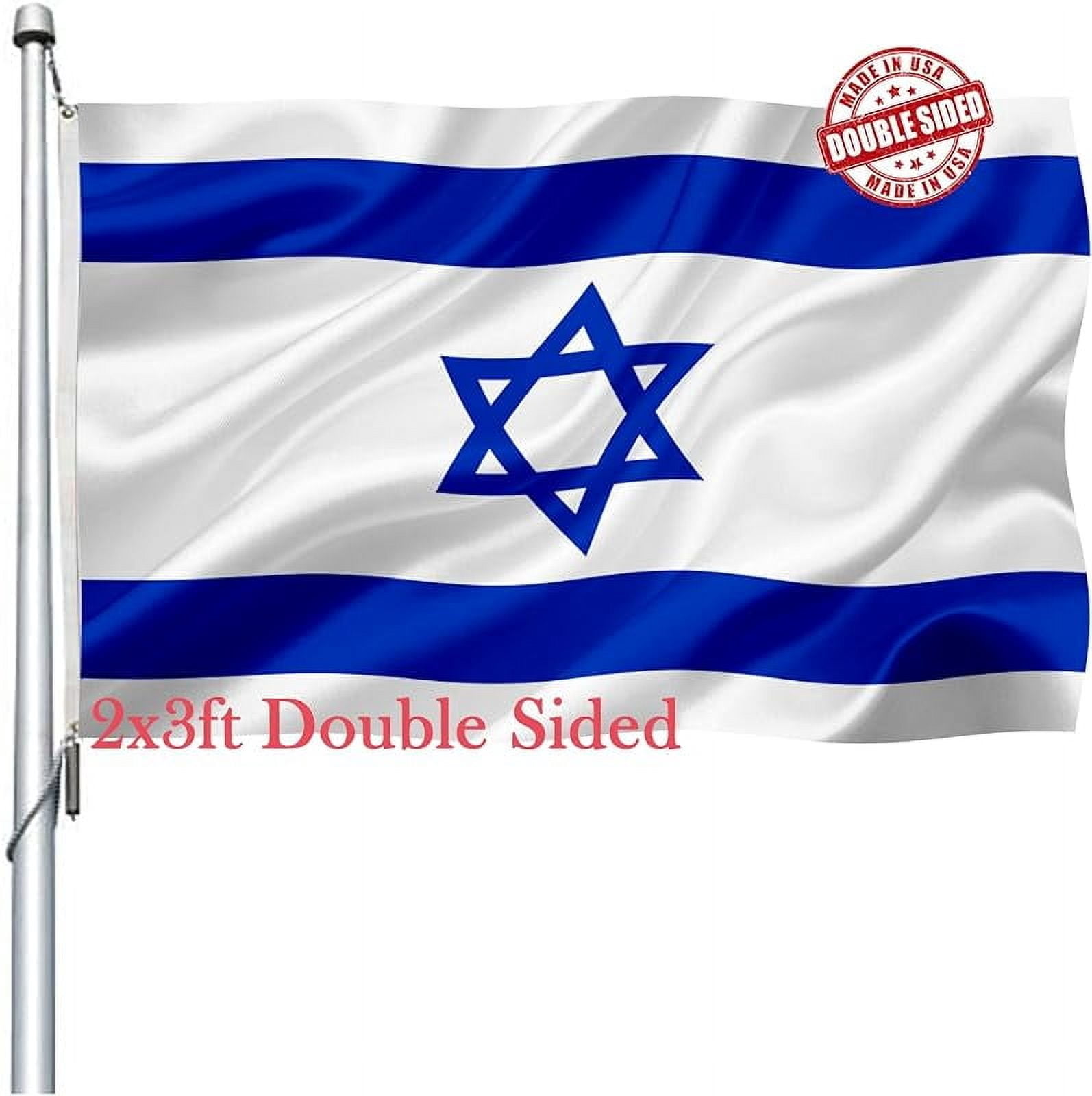 Israel Israeli Flag 3x5 Outdoor Double Sided- Heavy Duty Israeli ...