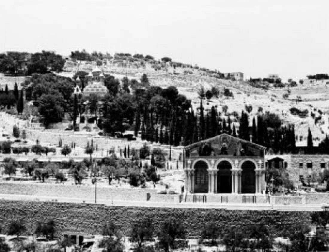 Israel Jerusalem All Nations Church in Garden of Gethsemane Canvas Art - (18 x 24)