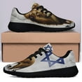 thumbnail image 1 of Israel Lion Of Judah Str Of David Shoes Sneakers Black Size 8, 1 of 6