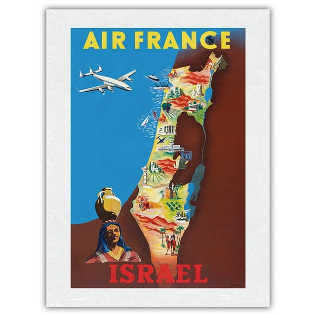 Israel Lockheed Constellation Connie over Tel Aviv Jerusalem