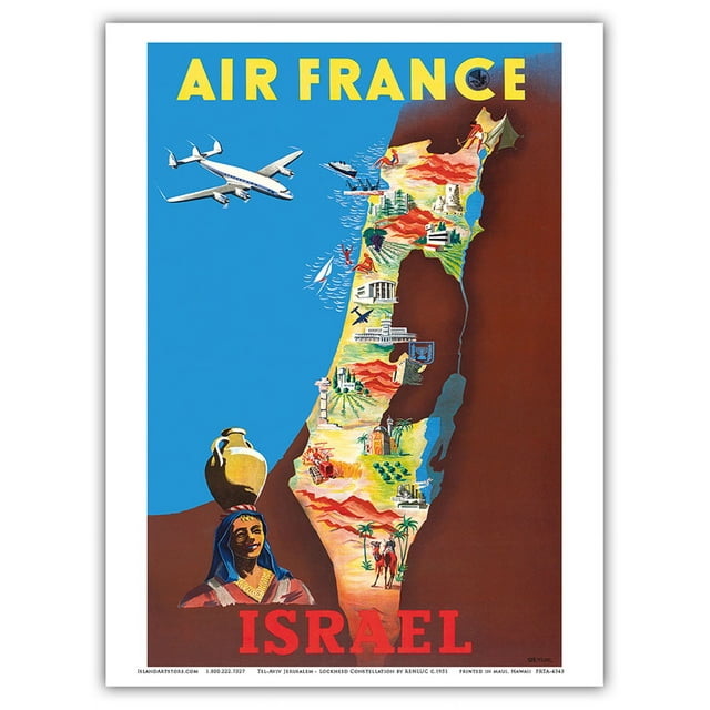 Israel Lockheed Constellation Connie over Tel Aviv Jerusalem