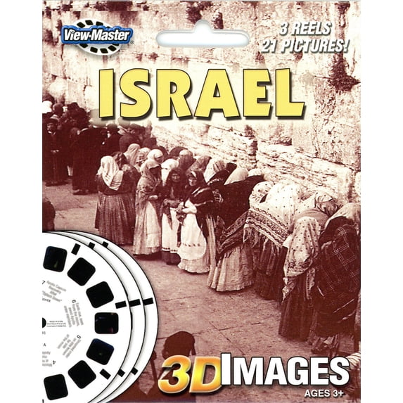 Israel - New and Old - scenic views - Classic ViewMaster 3 Reel Set