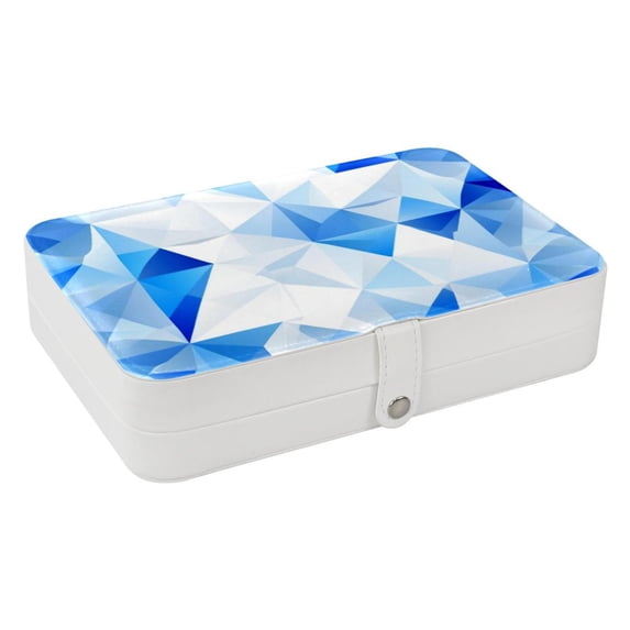 Israel PU Leather Jewelry Box Organizer with Removable Compartment - Portable Decorative Jewelry Boxes