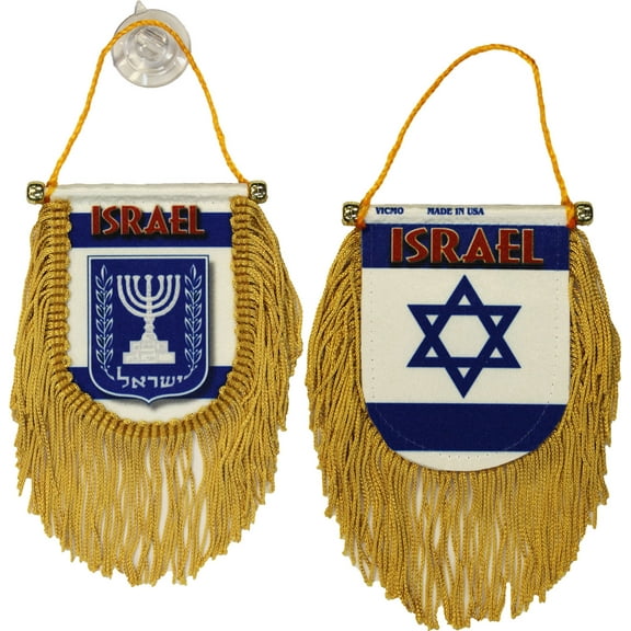Israel Window Hanging Flag (Shield)