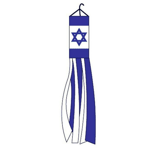 Israel Windsock Israeli Polyester 60 Inch Outdoor Garden Wind Sock Decoration