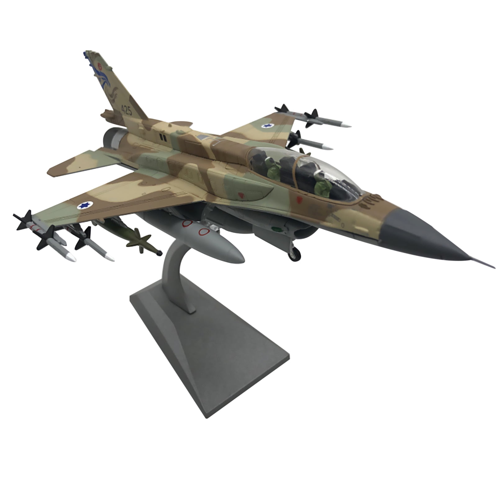 Israeli Air Force F-16I Fighter Model Airplane for Aviation Collection 1:72 Scale Diecast Alloy for Desk Decor