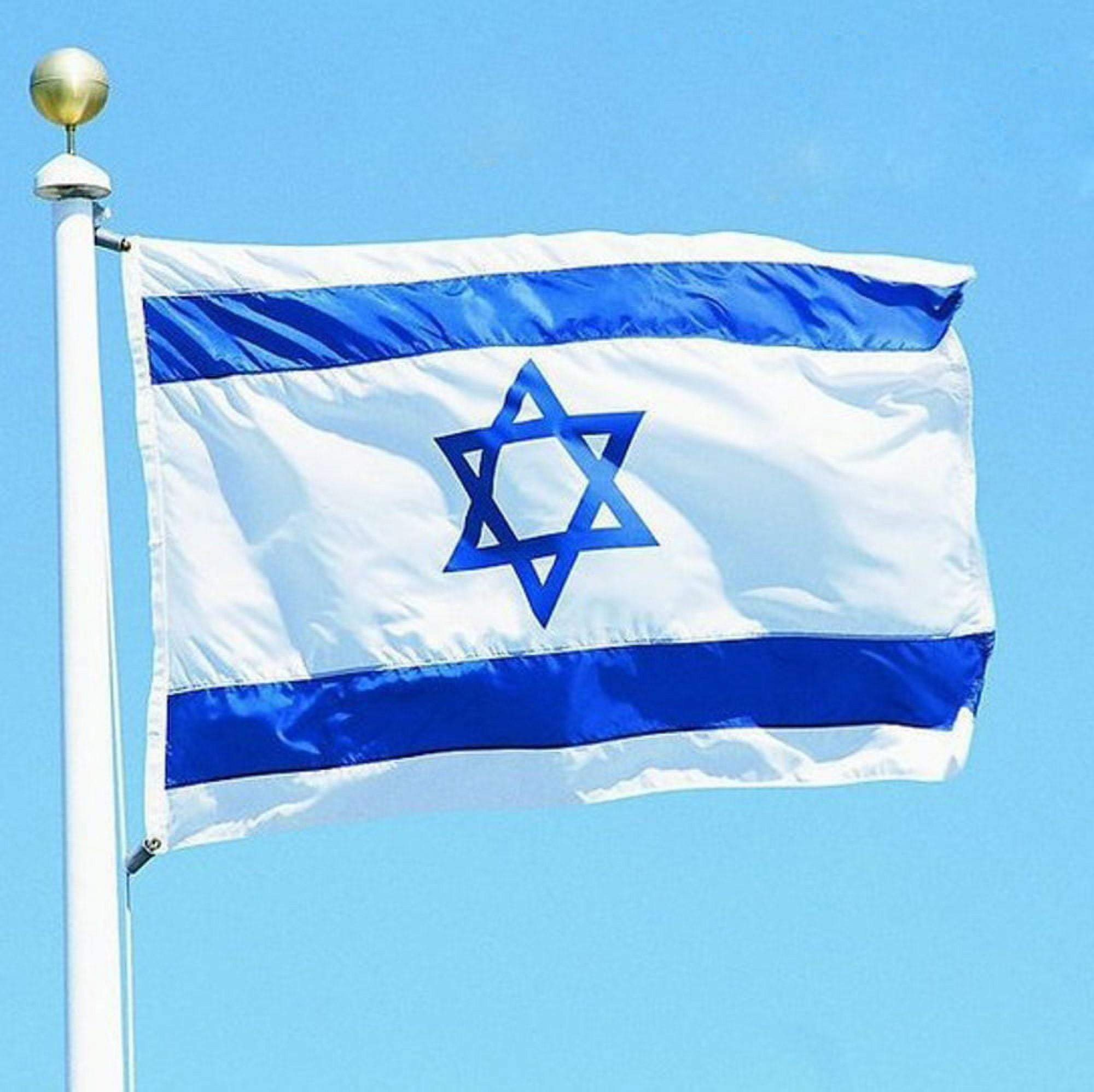 Israeli National Flag 3x5 Feet Polyester Banner